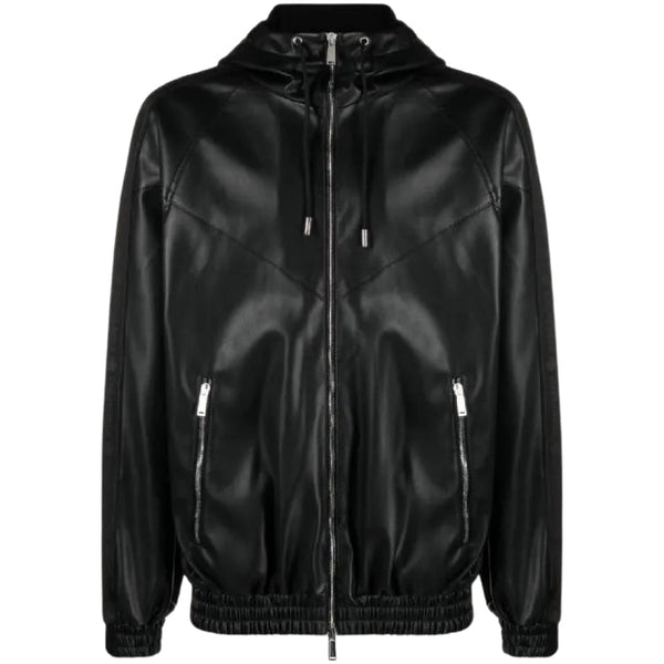 DSQUARED2 Contrast Hooded Black Jacket W32