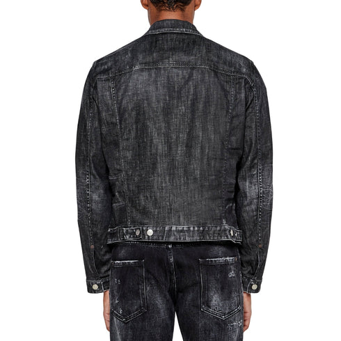 Dsquared2 Easy Wash Jean Jacket Black W32
