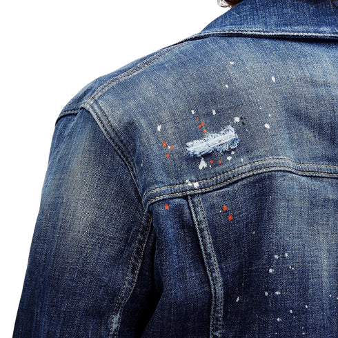 Dsquared2 Dan Jean Jacket Navy Blue W30