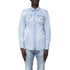DSQUARED2 Classic Western Faded Denim Blue Shirt W30