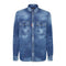 Dsquared2 Relax Dan Worker Pocket Shirt Navy Blue W32