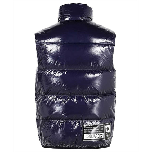 Dsquared2 S74Fb0278 S54056 Down Filled Gilet 477 Navy Blue Gilet Mens