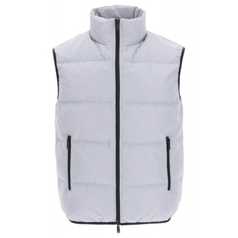Dsquared2 S74Fb0283 S53353 6495 Arrow Puff Vest Down Jacket 857 Light Grey Gilet Mens