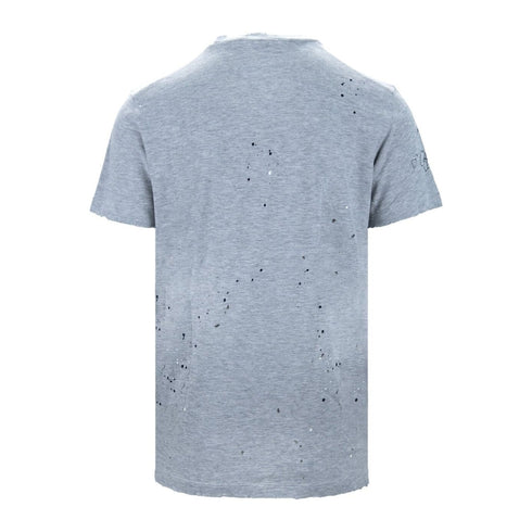 Dsquared2 Cigarette Fit Scribble Logo Grey T-Shirt XS