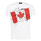 Dsquared2 Canadian Flag Design White T-Shirt S