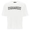 DSQUARED2 Loose Fit Brand Logo White T-Shirt S