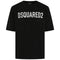 DSQUARED2 Loose Fit Brand Logo Black T-Shirt XS