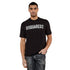 DSQUARED2 Loose Fit Brand Logo Black T-Shirt XS