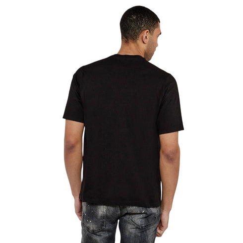 DSQUARED2 Loose Fit Brand Logo Black T-Shirt XS
