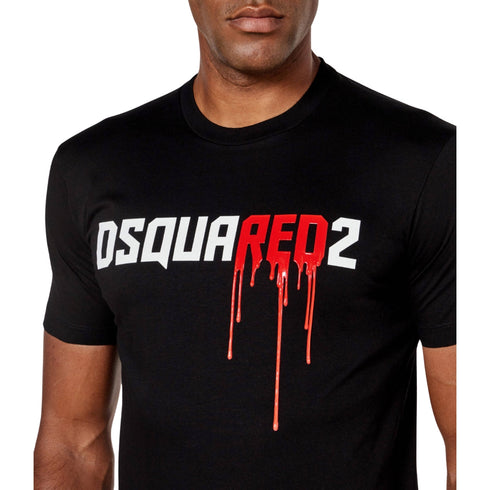 Dsquared2 Bloody Red Logo T-Shirt L