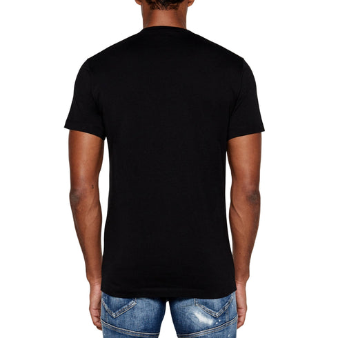Dsquared2 Dripping Maple Leaf T-Shirt Black M