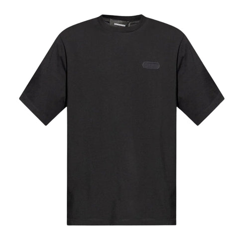 Dsquared2 Loose Fit Cotton T-Shirt Black M