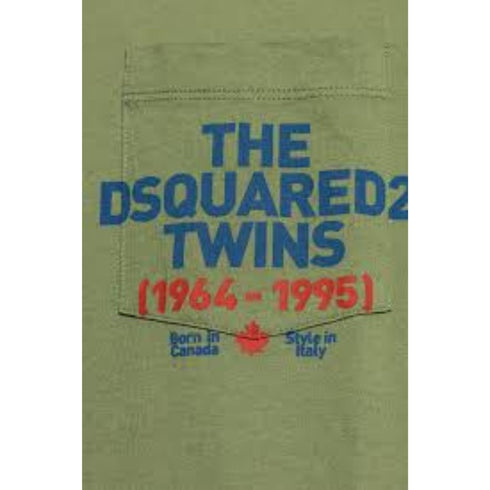 Dsquared2 Logo Print T-Shirt Sage Green M