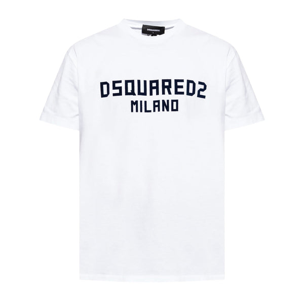 Dsquared2 Cool Fit T-Shirt White Black Print XS