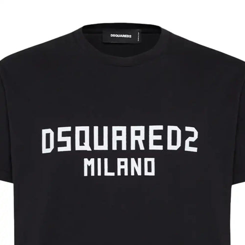 Dsquared2 Cool Fit T-Shirt Black White Print XS
