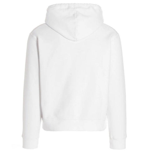 Dsquared2 Cool Fit Seven 24 Logo White Hoodie M