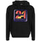 Dsquared2 Cool Fit Seven 24 Logo Black Hoodie M