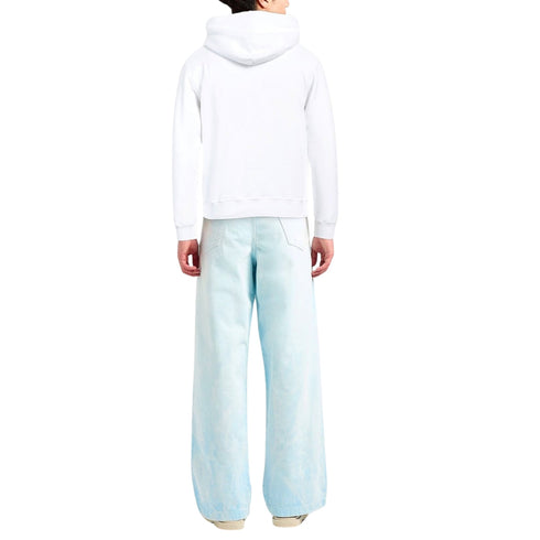 Dsquared2 S74Gu0728 100 Cool Fit Maple Leaf Hoodie 100 White Hoodie