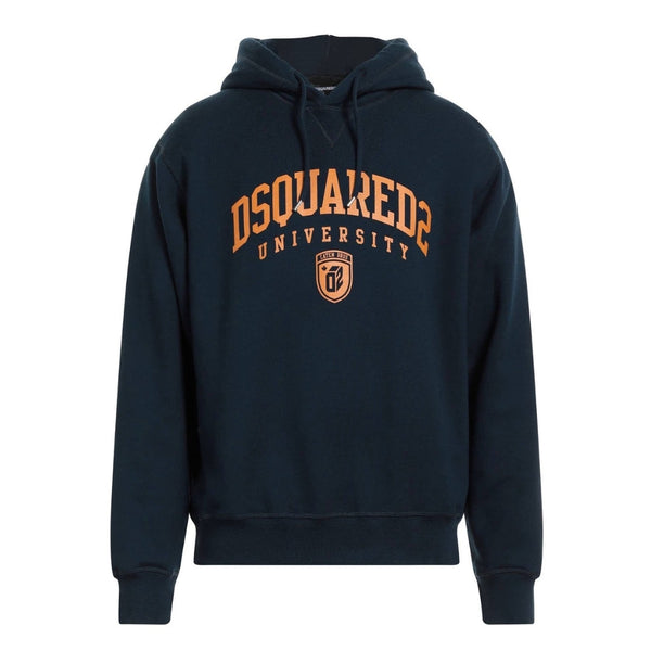 Dsquared2 Cool Fit Varsity Design Dark Navy Blue Hoodie S74GU0744 478