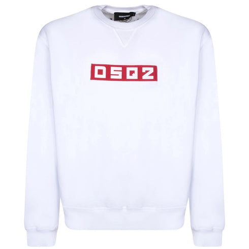 Dsquared2 Small Block Logo White Sweatshirt M