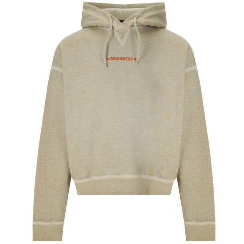 Dsquared2 Cipro Fit Small Logo Mastic Beige Hoodie S