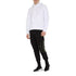 DSQUARED2 Monotone Maple Leaf Logo White Hoodie S