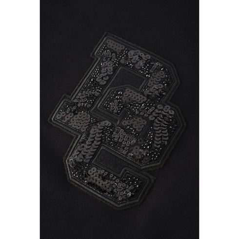 DSQUARED2 D2 Sequin Logo Black Crew Neck Jumper M