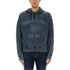 Dsquared2 Distressed Cypro Hoodie Navy Blue S