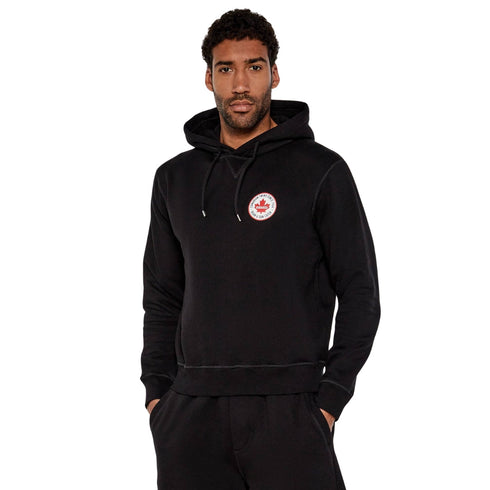 Dsquared2 Cool Fit Logo Patch Hoodie Black S