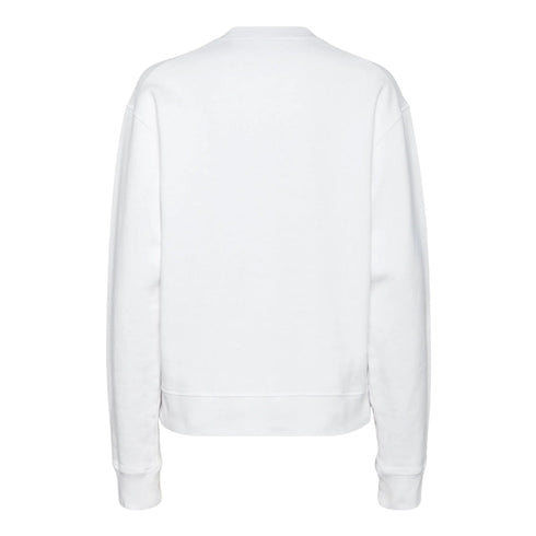 Dsquared2 Cool Fit Dsquared2 Milano Sweatshirt White Ochre Print S