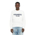 DSQUARED2 Cool Fit Milano Crew Neck White Jumper M