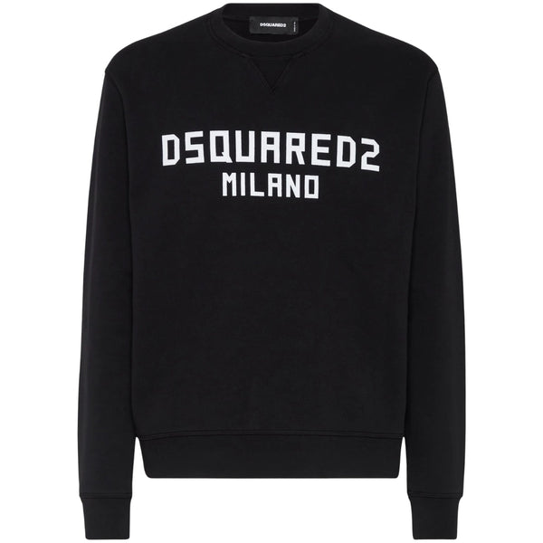 DSQUARED2 Cool Fit Milano Crew Neck Black Jumper M