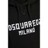 Dsquared2 Cool Fit Hoodie Black White Print S