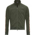 Dsquared2 Taped Sleeves Military Green Zip-Up Sweatshirt M