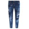 DSQUARED2 S74LB0838 S30342 TIDY BIKER JEAN 470 BLUE JEANS Mens 48