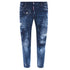 DSQUARED2 S74LB0838 S30342 TIDY BIKER JEAN 470 BLUE JEANS Mens 48