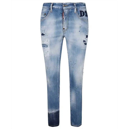 DSQUARED2 S74LB0851 S30342 SKATER JEAN 470 BLUE JEANS Mens 44