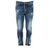 Dsquared2 Large Logo Relax Long Crotch Blue Jeans W34 / 32L