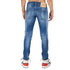 DSQUARED2 SLIM CROPPED JEAN S74LB0967 S30664 470 NAVY BLUE JEANS Mens 46