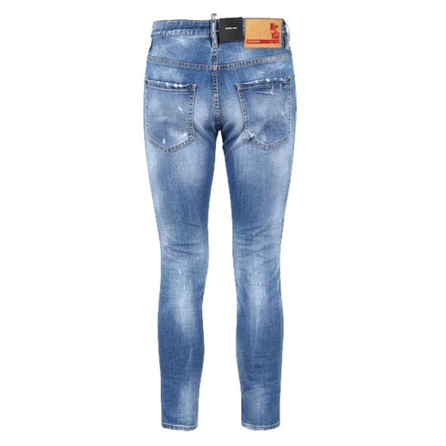 DSQUARED2 S74LB0975 S30664 SKATER JEAN 470 NAVY BLUE JEANS Mens 46