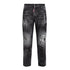 DSQUARED2 S74LB1040 S30357 SEXY TWIST JEAN 900 BLACK JEANS Mens 44