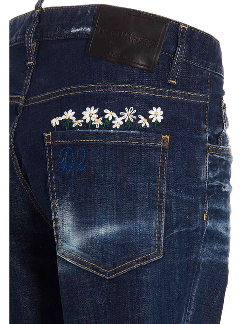 Dsquared2 S74Lb1154 S30342 Sailor Jean 470 Blue Navy Jeans Mens