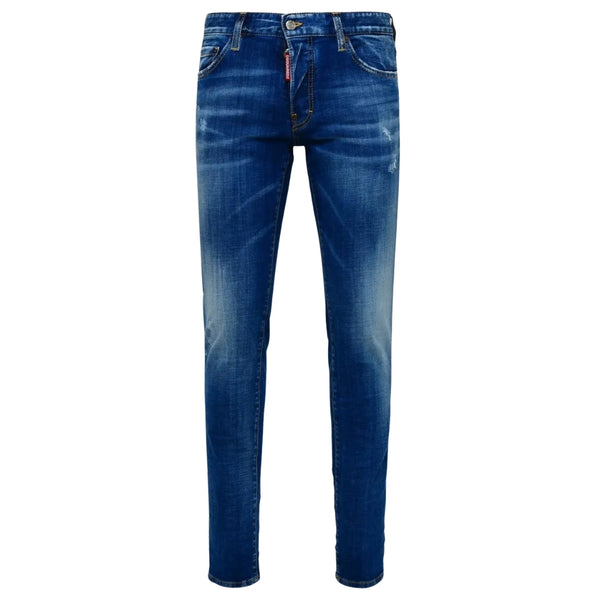 Dsquared2 S74Lb1166 S30342 Slim Jean 470 Blue Navy Jeans Mens