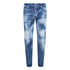 Dsquared2 S74Lb1178 S30789 Sexy Twist Jean 470 Blue Navy Jeans Mens - Style Centre Wholesale