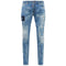 DSQUARED2 Cool Guy Jean Patchwork Denim Blue Jeans W40