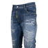 DSQUARED2 Super Twinky Jean Destroyed Reinforced Paint Splash Blue Jeans W32