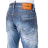 DSQUARED2 Sexy Twist Jean Destroyed Reinforced Paint Splash Blue Jeans W30