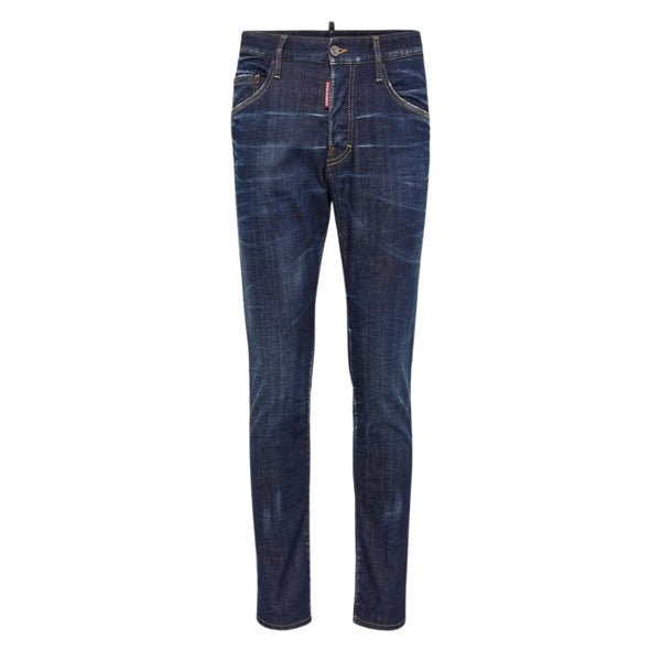 Dsquared2 Dark Clean Wash Skater Jeans Navy Blue W28