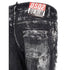 DSQUARED2 Super Twinky Jean Destroyed Paint Effect Black Jeans W28