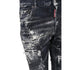 DSQUARED2 Super Twinky Jean Destroyed Paint Effect Black Jeans W28